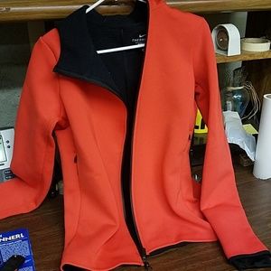 Red and black nike jacket